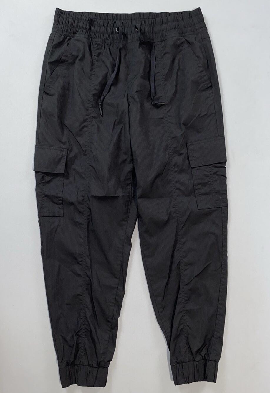 Eddie Bauer Super Lightweight Pull On Cargo Jogger Pants. Black, Women's S. EUC